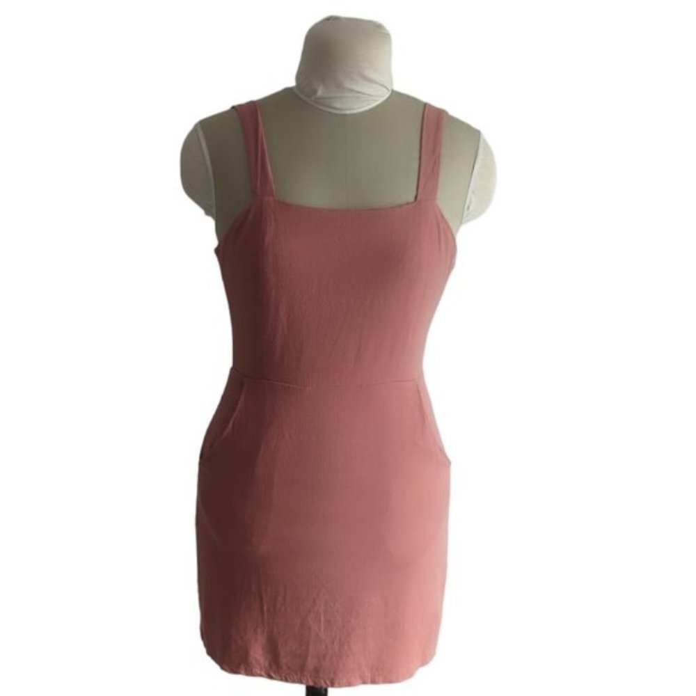 One Clothing Los Angeles Square Neck Mini Dress